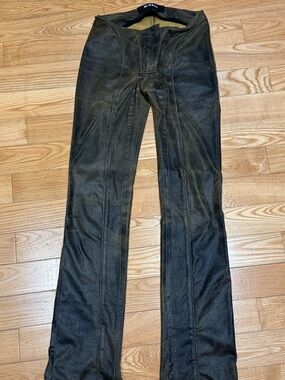 Distressed Faux Leather Misbhv pants